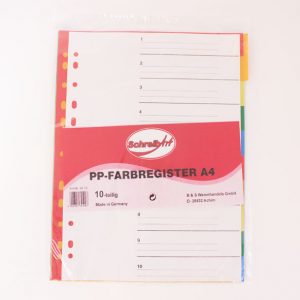 Farbregister DIN-A4