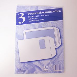 Papprückwandtaschen DIN-C4