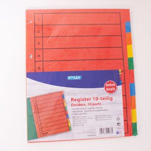 Trennblätter extra breit