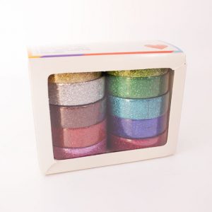 Glitzertape aus Papier 10 x 5 m