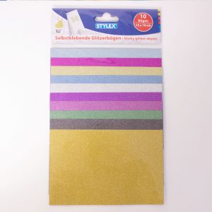 Selbstklebende Glitzerbögen