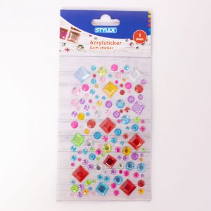 Acrylsticker - Diamant bunt