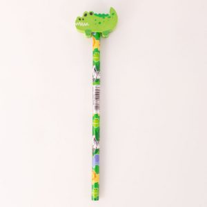 Bleistift mit Radiergummi - Tiere