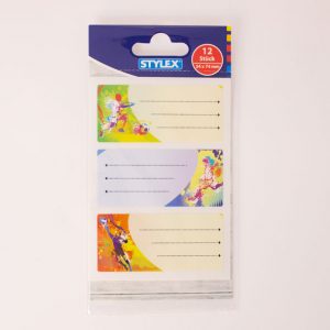 Etiketten 12 Stück 34 x 74 mm