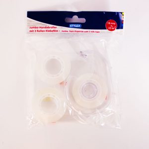 Jumbo Handroller mit 3x Klebefilm