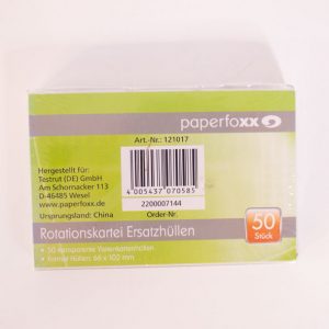 Rotationskartei Ersatzhüllen