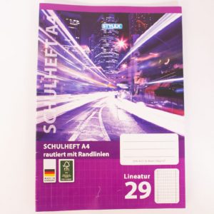 Schulheft rautiert DIN-A4