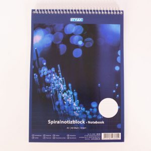 Spiralnotizblock liniert